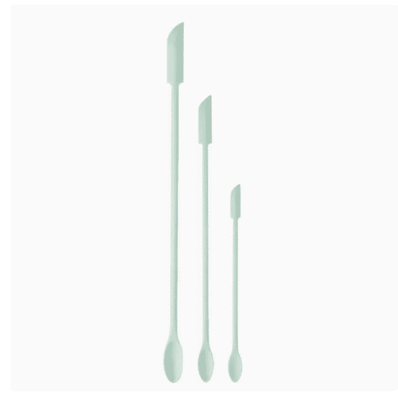 Silicone Spatula Set (3Pcs) - Mini Scraper Tool for Beauty & Food - Reach Every Last Drop, Multi-Size Spatulas for Makeup Jars, Lotion Bottles & Kitchen Containers