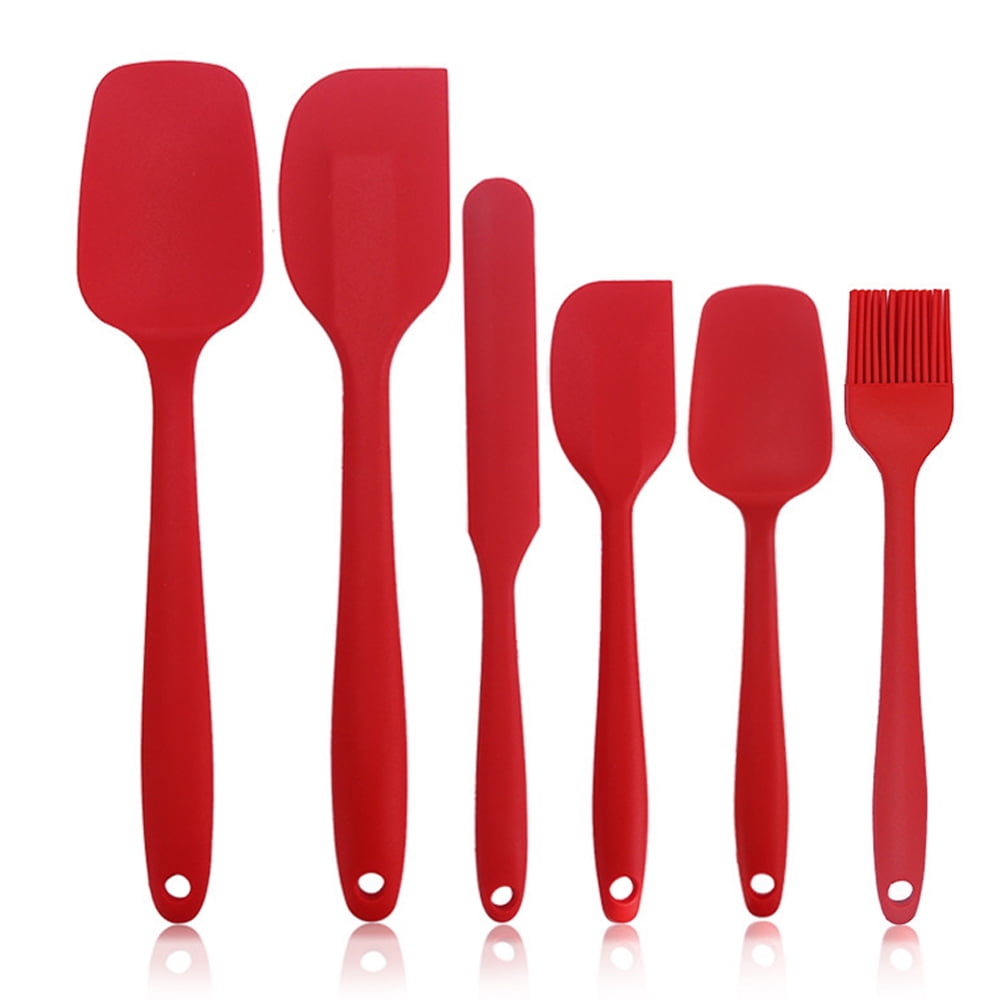 Silicone Spatula Set 6Piece Rubber Spatulas Silicone Heat Resistant