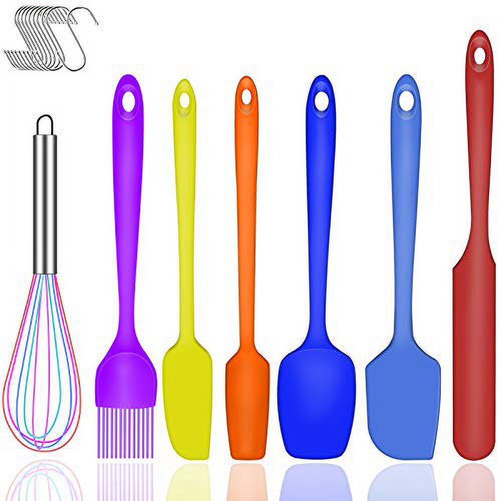 Silicone Spatula Set Cooking Utensils Larger - ADINC 500? Heat Resistant  Kitchen Rubber Spatula Baking Scraper Cake Mixing Icing Brush Spoon Spatula  for Nonstick Cookware-Color/17PCS (D 