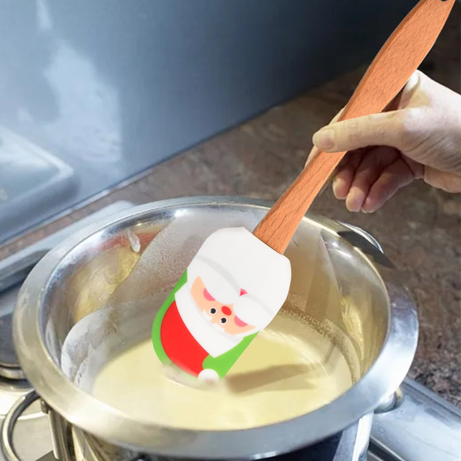 Silicone Spatula Set Heat Resistant & BPA Free Nonstick Rubber