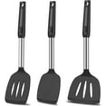 Silicone Spatula Set Heat Resistant, Nonstick Cookware Safe 3Piece