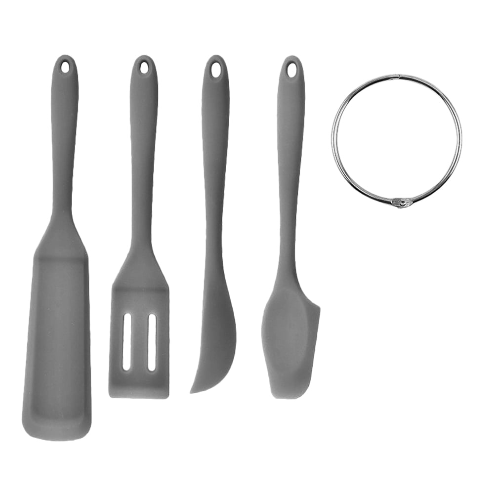 Silicone Spatula Spatulas for Kitchen Use Scratch off Tool Peanut Butter Spreader Jam Stirring