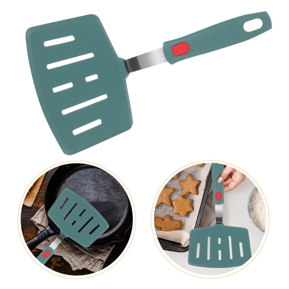 Silicone Spatula Turner, Wide Pancake Spatulas for Nonstick Cookware Pan