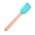 thumbnail image 1 of Silicone Spatula with Wooden Handle, Heat Resistant Kitchen Baking Turner, Nonstick Scraper for Mixing, Cooking, Cake Decorating, Batter, Food Preparation(Style A), 1 of 5