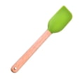 thumbnail image 1 of Silicone Spatula with Wooden Handle, Heat Resistant Kitchen Baking Turner, Nonstick Scraper for Mixing, Cooking, Cake Decorating, Batter, Food Preparation(Style B), 1 of 4