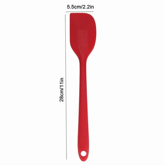 Silicone Spatula for Cooking and Baking – Heat-Resistant Non-Stick Kitchen Utensil Flexible Scraper for Baking, Mixing, Decorating & DIY(28x5.5cm)