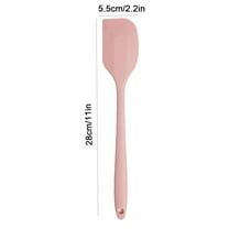 Silicone Spatula for Cooking and Baking – Heat-Resistant Non-Stick Kitchen Utensil Flexible Scraper for Baking, Mixing, Decorating & DIY(28x5.5cm)