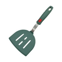 Silicone Spatula for Non-Stick Pan, Heat-Resistant, Wide Slot Egg Spatula, Thin Flexible for Kitchen