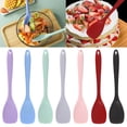 thumbnail image 1 of Silicone Spatulas, 10.38 inch Rubber Spoon Spatula Heat Resistant One Piece Design Seamless Non-Stick Spoonulas Flexible Scrapers Baking Mixing Tool, 1 of 7