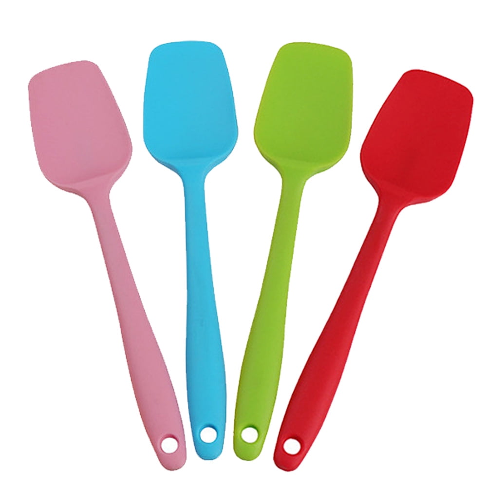 Silicone Spatulas , Rubber Spatula Seamless One Piece Design Heat