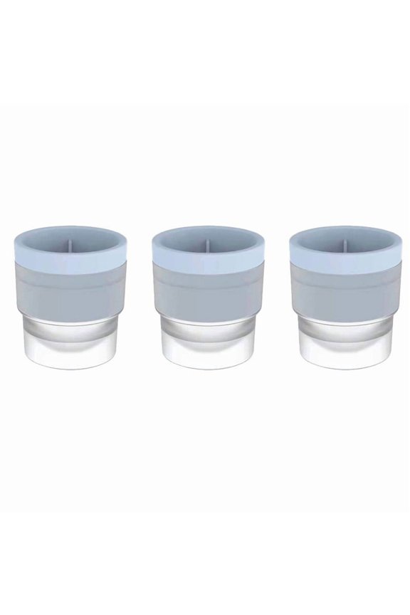 Silicone Sphere Ice Mold Maker, Stackable Easy Release Circle Ice Cube Mold with Lids, 2.4" Spherical Ice Makers with Lids for , Cocktails, Bourbon, and Drinks