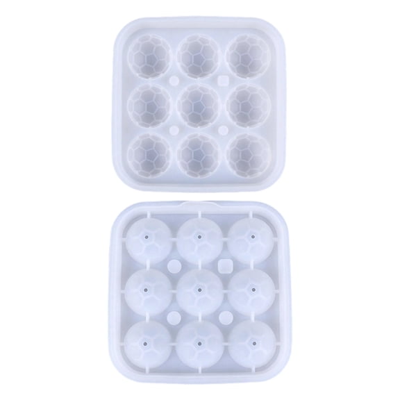 Silicone Sphere Mold Tray, Round Shape Ice Ball Chocolate Jelly Cake Mold, Flexible Nonstick Baking Freezing Tool Easy Release Design, Reusable Heat Resistant Kitchen Mold