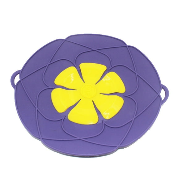 Silicone Spill-Proof Lids for Pots and Pans, Multifunctional Kitchen Tools,Spill Stopper Lid Cover and Spill Stopper Boil Over Silicone Spill Stopper Pot Pan Lid Multi Function Kitchen Tool,