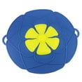 thumbnail image 1 of Silicone Spill Stopper for Pots Boil Over Lid Cover, Reusable Heat Resistant Lids, Boil Safeguard, Multi-Function Kitchen Covers, Fridge Dishwasher Safe Blue, 1 of 6
