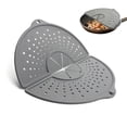 thumbnail image 1 of Silicone Splatter Screen For Frying Pan Foldable Guard Grease Guard, 1 of 10