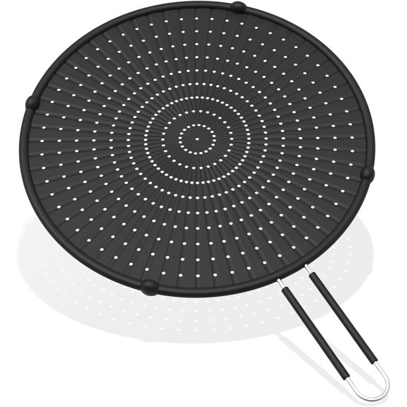 Silicone Splatter Screen for Frying Pan Suitable for 13 Pans, Multi-Use Grease Splatter Guard Heat Resistant to Hot Oil Food Safety Oil Splash Guard