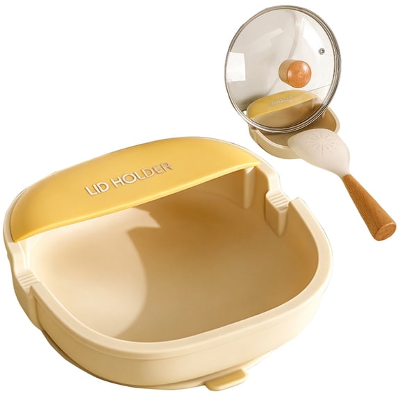 Silicone Spoon Holder, Heat Resistant Utensil Rest with Drip Catcher ...
