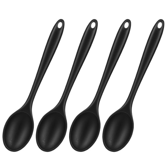 Silicone Spoon For Nonstick Cookware Heat Kitchen Utensils Flexible Slotted Turner Dishwasher Soft Silicone Cooking Cooker 2 Litre Pressure Cooker Air Fryer Combo Cooking Utensils Set for Nonstick