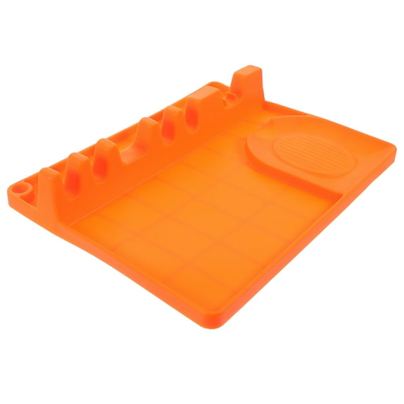 FENGGUIQU Practical Silicone Spoon Rest for Kitchen Prevent Slipping Keep Clean