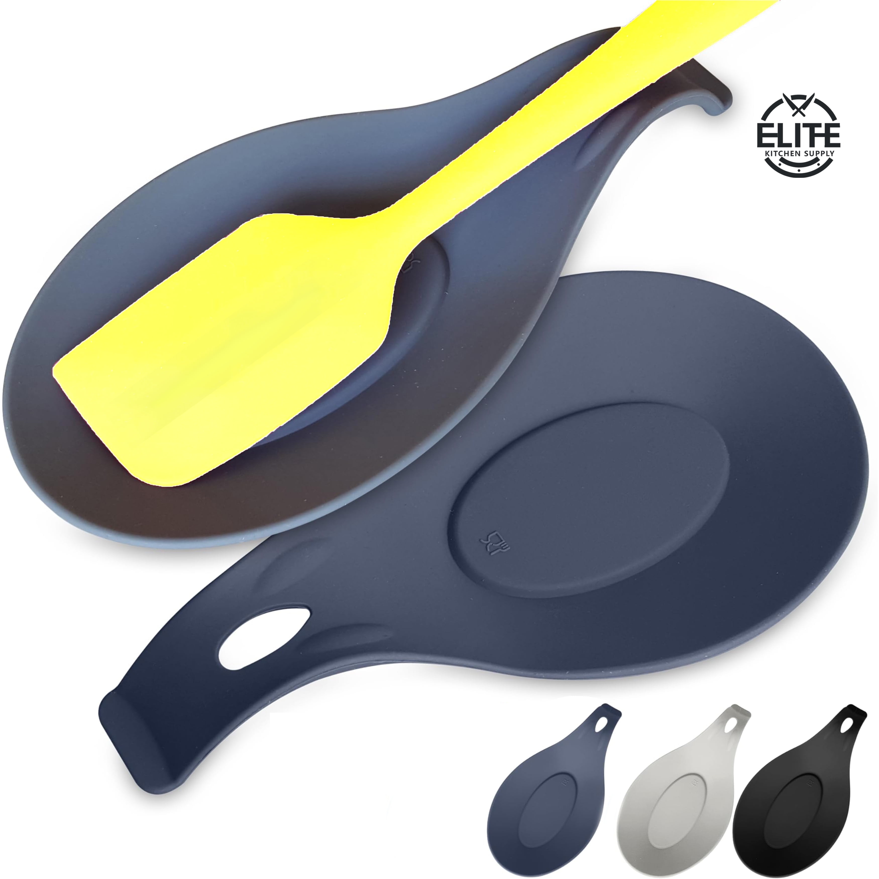Elite Kitchen Supply Silicone Spoon Rest for Stove Top, Easy to Clean ...