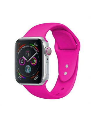Hot pink apple top watch band 38mm