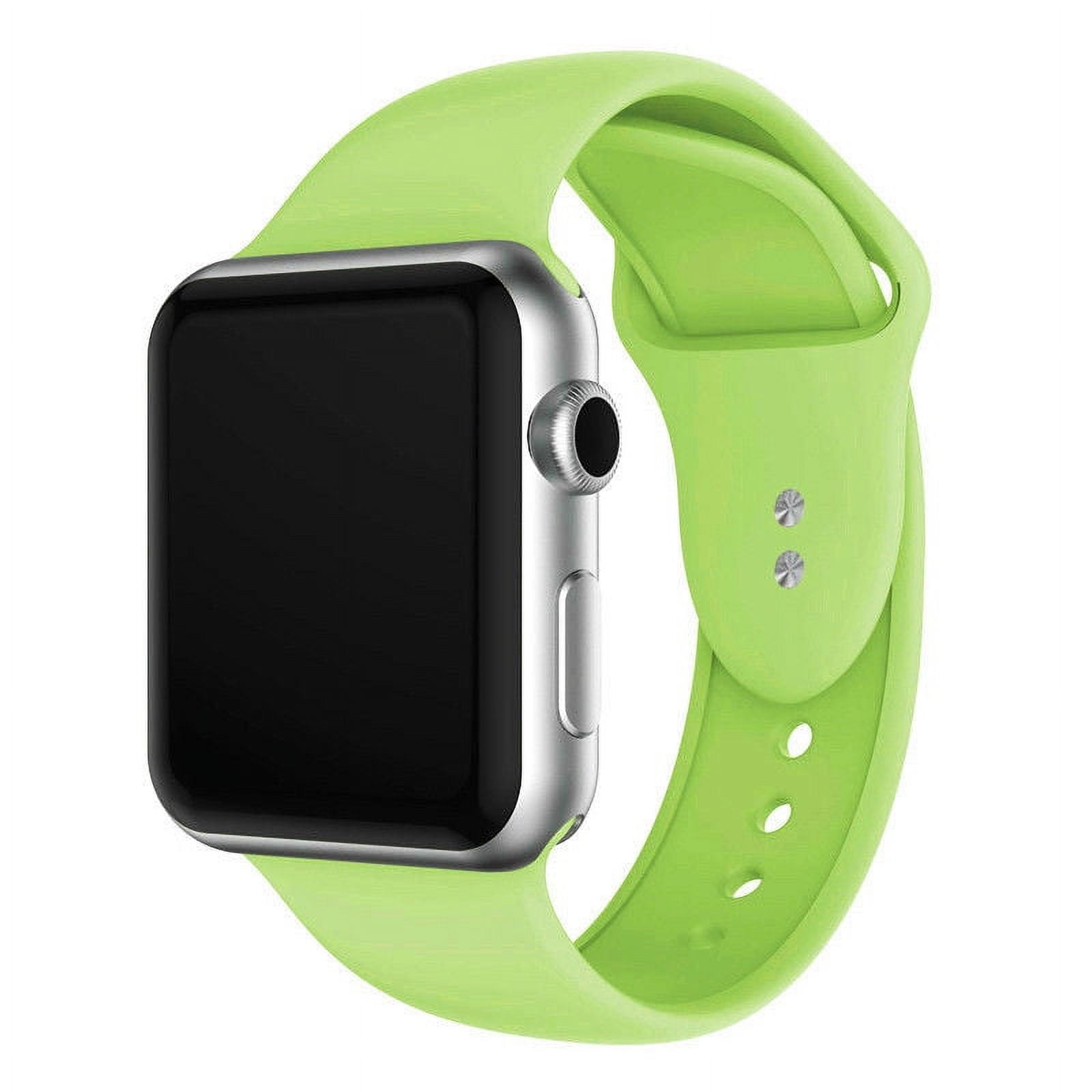 Silicone Sport Replacement Watch Band Strap for Apple Watch Series 1 2 3 4 38mm 40mm 42mm or 44mm 20 Colors