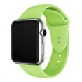 thumbnail image 1 of Silicone Sport Replacement Watch Band Strap for Apple Watch Series 1, 2, 3, & 4 - 38mm, 40mm, 42mm, or 44mm (20-Colors), 1 of 3