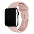 thumbnail image 1 of Silicone Sport Replacement Watch Band Strap for Apple Watch Series 1, 2, 3, & 4 - 38mm, 40mm, 42mm, or 44mm (20-Colors), 1 of 3