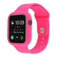 thumbnail image 1 of Silicone Sport Replacement Watch Band Strap for Apple Watch Series 6, 5, 4, & 3 - 38mm, 40mm, 42mm, or 44mm, 1 of 6