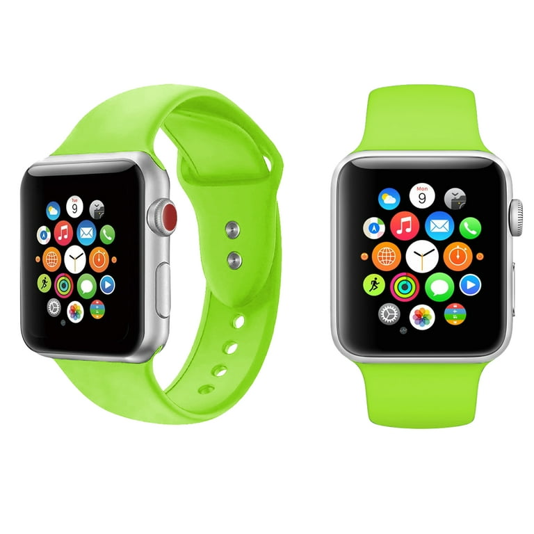 Silicone Sport Replacement Watch Band for Apple Watch Series 1 2 3 4 38mm 40mm 42mm or 44mm 16 Colors Walmart