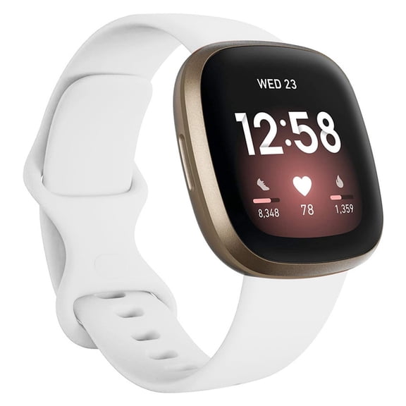 Silicone Sports Watch Band with Sweat Proof for Smartwatch Adjustable Wide Compatibility