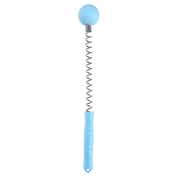 Silicone Spring Massage Hammer, Handheld Kneading Stick Body Massager For Neck Shoulder Waist Back Legs, Soft Comfortable High Elasticity Relax Muscles (Blue)