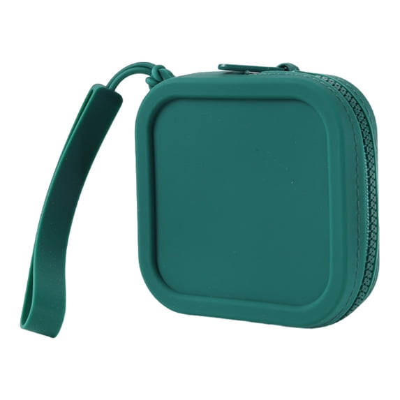 Silicone Square Pouches Small Earphone Bag Small Coin Bag Wallet ...