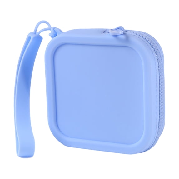 Silicone Square Pouches Small Earphone Bag Small Coin Bag Wallet ...