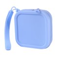 Silicone Square Purse Small Earphone Bag Small Coin Bag Wallet Portable ...