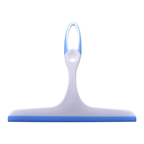 Silicone Squeegee For Shower Glass Doors, Window, Car Windshield -Multi-Purpose Household Cleaning Wiper Tool With Suction Hook - Multicolor