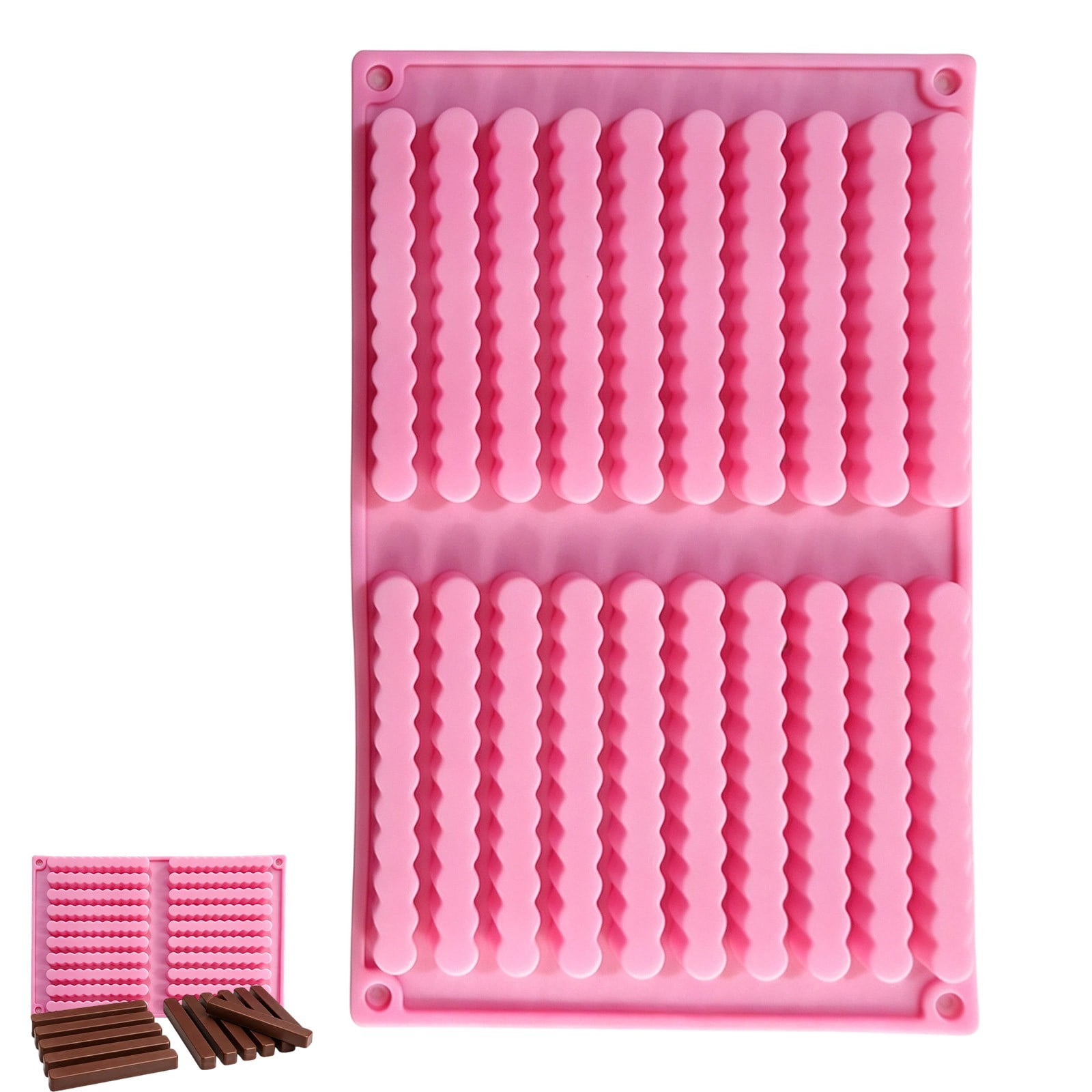 Silicone Stick Candy Mold,Long Bar Chocolate Mold,10.31X6.61