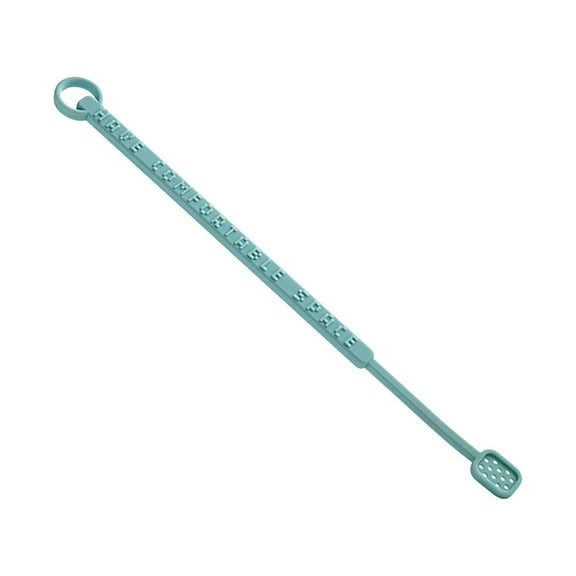 Silicone Stirring Spoon - Long Handle Coffee & Milk Tea Stirrer - Bar, Cocktail, Beverage Mixing Stick - Dishwasher Safe - Yellow, Blue, Green - 1PC