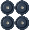 thumbnail image 1 of Silicone Storage Cover Lids Replacement for Pyrex 7200-PC 2 Cup Glass Bowls, 4 Pack Dark Blue, 1 of 9