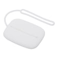 thumbnail image 1 of Silicone Storage Pouch, Mini Key Organizer Bag with Lanyard for Keys Headphone Card, White, 1 of 6