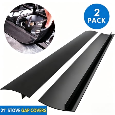 Sets of 4 Stovetop Protectors - Black - Walmart.com