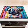 thumbnail image 1 of Silicone Stove Mat for Glass Top Stove, Modern Art Style Pug Electric Stove Cover Mat, 28 x 20 Inch Heat - Resistant Gas Gtove Burner Covers Glass Stove Top Protector, 1 of 4
