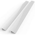 thumbnail image 1 of Silicone Stove gap covers, Oven Gap Fillers Seals Gaps Between Stove and Countertop, Easy to Install, Heat Resistant, 2 Pack (White, 21 inches), 1 of 14