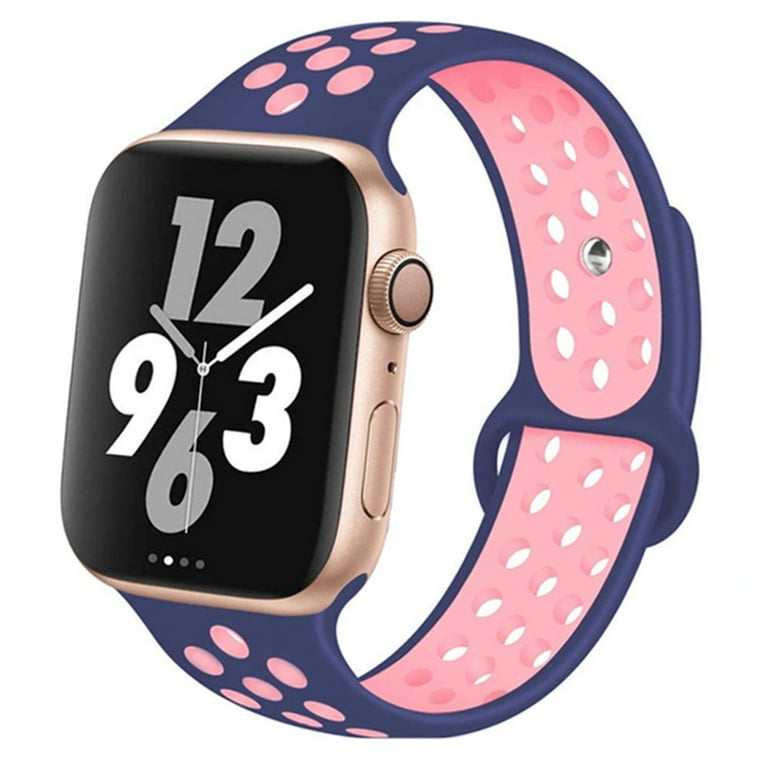 Silicone Strap for Apple Watch Band 45mm 41mm 38mm 42mm 40mm 44mm - Main Image