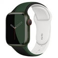 thumbnail image 1 of Silicone Strap for Apple Watch Band 45mm 44mm 41mm 40mm 42mm 38mm 45 mm Sport correa Bracelet Belt iWatch Series 4 3 5 SE 6 7, 1 of 7