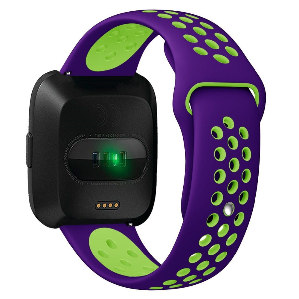 Silicone Strap for Fitbit Versa 2 Bands Smart Watch Replacment Band Soft Breathable Sport Bracelet Fitbit Versa Lite Versa2 Band Black yellow Walmart