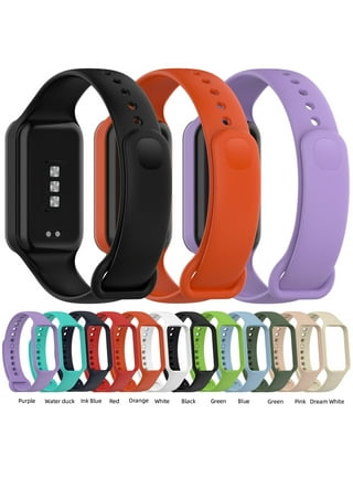  Watch Strap Compatible with Redmi Watch 3 Active/Redmi Watch 3  Lite Smart Watch Band Adjustable Soft Silicone Wristbands Replacement Strap  for Women Men,6 Pack : Cell Phones & Accessories