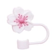 thumbnail image 1 of Silicone Straw Cap for 30 and 40 Oz Tumblers Cherry Design Reusable Drink Lid Protector, 1 of 3