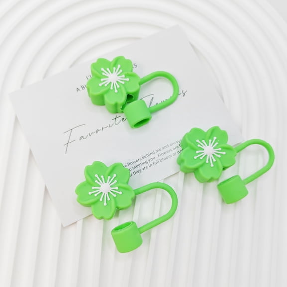 Silicone Straw Caps for 10mm Tumblers | Reusable Dust-Proof Straw Toppers Compatible with Stanley 30oz & 40oz Tumblers ( 3pc)