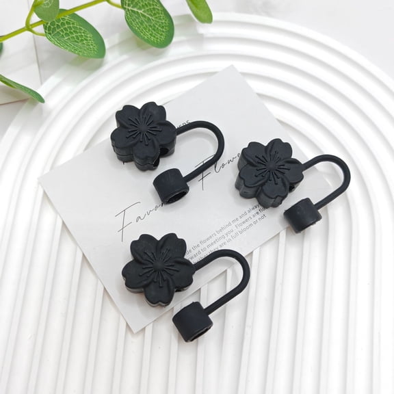 Silicone Straw Caps for 10mm Tumblers | Reusable Dust-Proof Straw Toppers Compatible with Stanley 30oz & 40oz Tumblers ( 3pc)